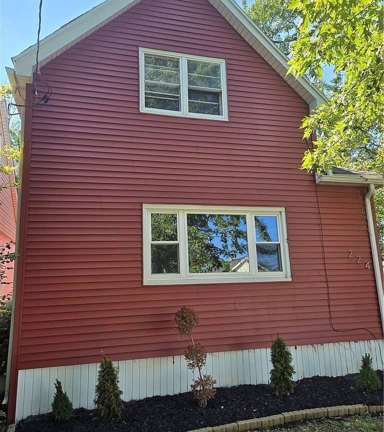 The renovated home on Medina Street, Cheektowaga, New York